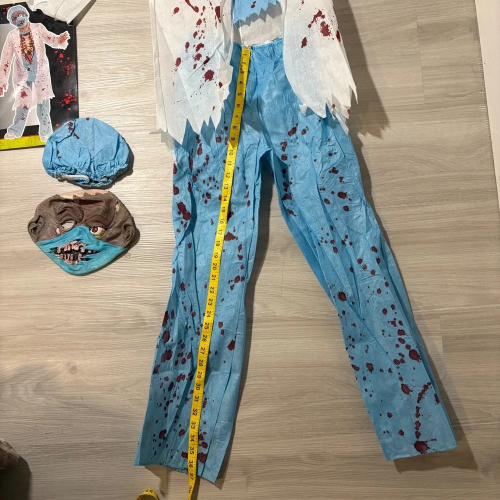 Zombie M.D. Doctor Zombie Boys Costume 6-Piece Set Kids Child Size L